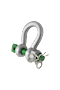 G-4163H Green Pin Catch Shackles Product Render